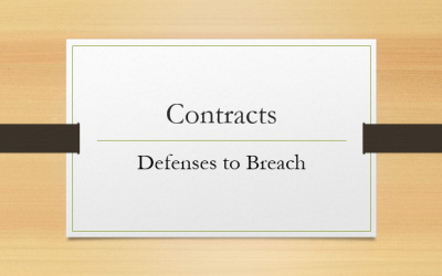 Defenses to Breach